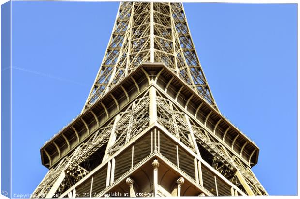 The Eiffel Tower  Canvas Print by Natalie Henry