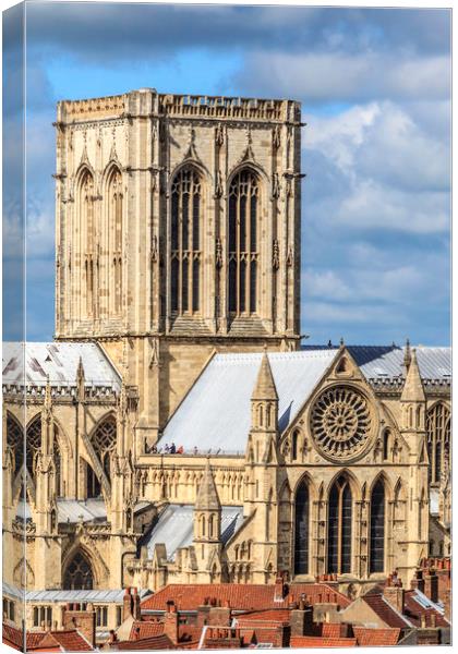 York Minster South Transept Canvas Print by John Hall