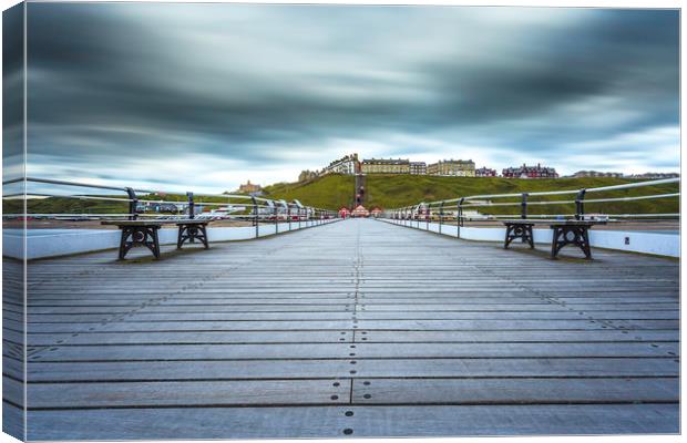 Saltburn by the Sea, North Yorkshire Canvas Print by John Hall