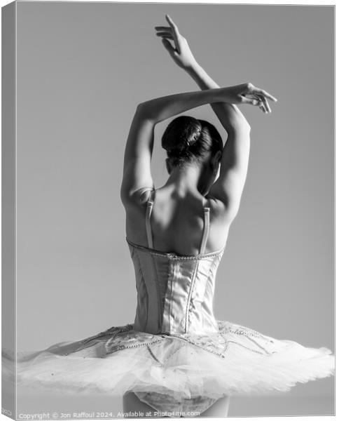 Prima Ballerina  Canvas Print by Jon Raffoul