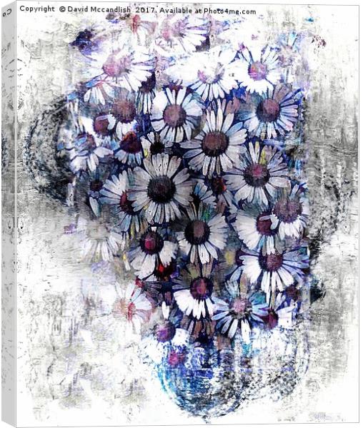 Jug with Daisies Canvas Print by David Mccandlish