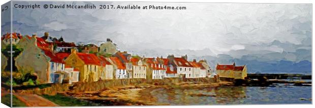 Pittenweem Seafront Canvas Print by David Mccandlish