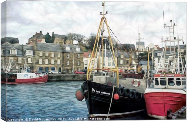 Harbour at Pittenweem Canvas Print by David Mccandlish