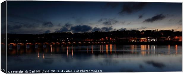 Arch Lights Panoramic Canvas Print by Carl Whitfield