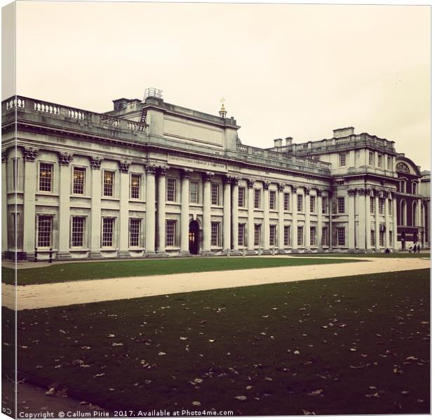 Old Royal Naval College in Greenwich, London Canvas Print by Callum Pirie
