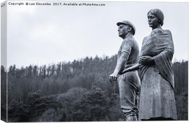 The Miners Family Canvas Print by Lee Aron