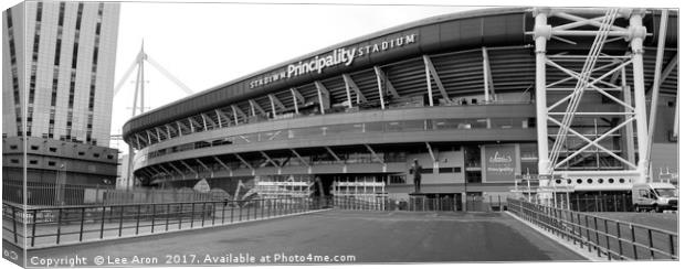 The Principality Stadium Canvas Print by Lee Aron
