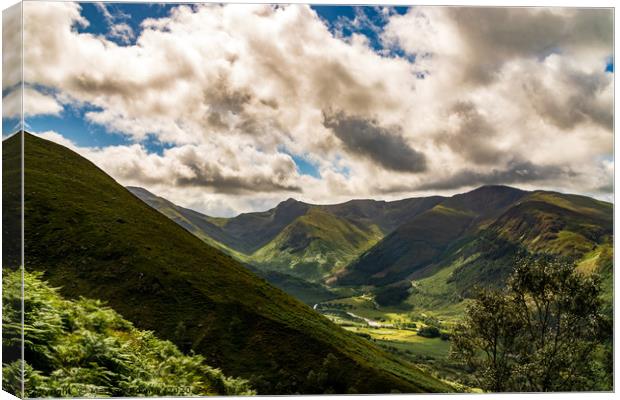 Majestic View of Glen Nevis Canvas Print by Mathew Rooney