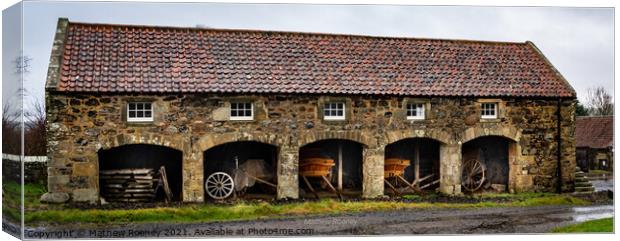 Rustic Horse Cart Storage Canvas Print by Mathew Rooney