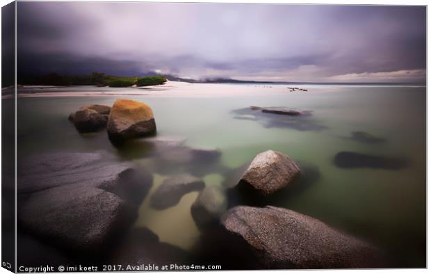           The Lagoon                           Canvas Print by imi koetz