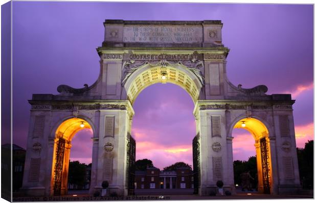 The Arch Canvas Print by Paul Herron