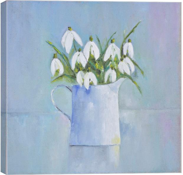 Snow drops Canvas Print by Trevor Ellis