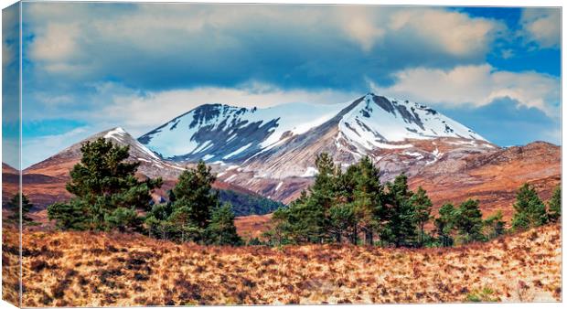 Beinn Eighe (Ben Eighe) Canvas Print by John Frid