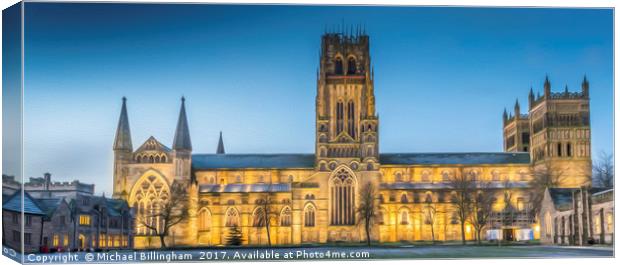 Durham Cathedral Canvas Print by Michael Billingham