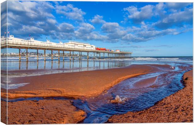 Golden Sands and Seaside Bliss Canvas Print by Paul F Prestidge