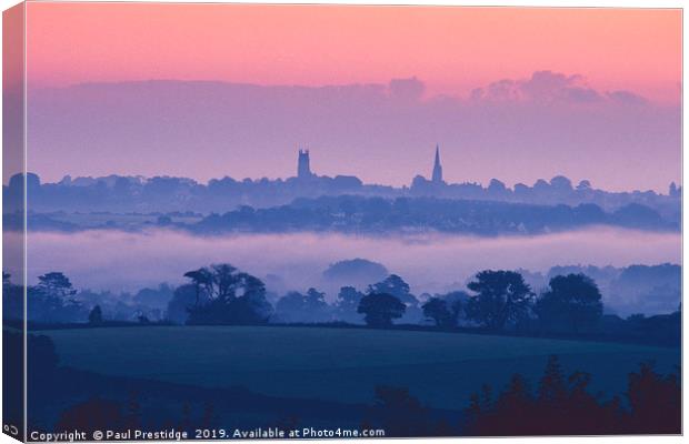 Torquay Dawn Canvas Print by Paul F Prestidge