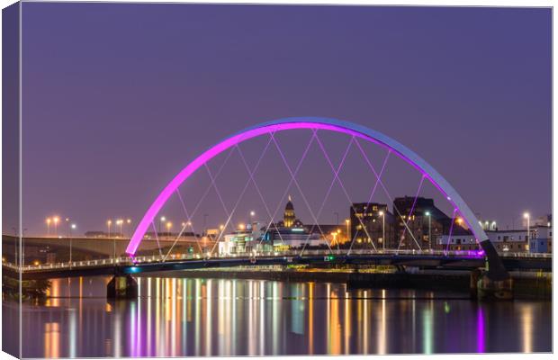 Glasgow cityscape Canvas Print by Marco Bicci