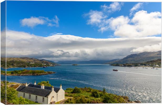 Kyle of Lochalsh view Canvas Print by Marco Bicci