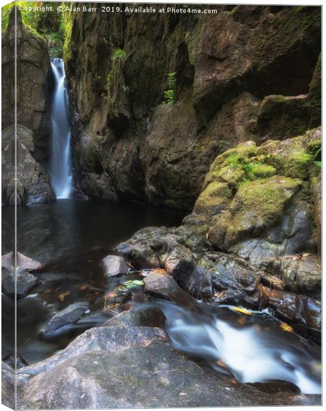 Dalegarth Falls Lake District National Park Canvas Print by Alan Barr