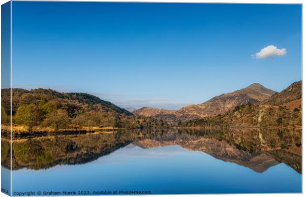 Llyn Gwynant Canvas Print by Graham Morris