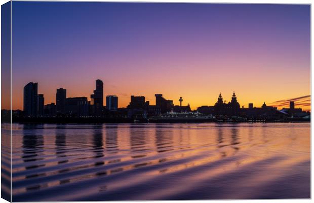 Liverpool Skyline Canvas Print by Graham Morris