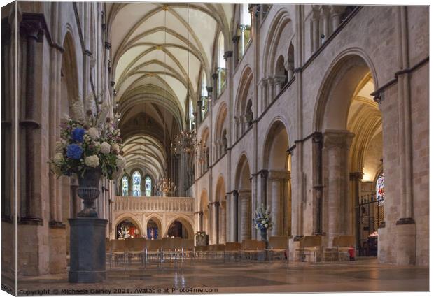 Chichester Cathedral, Chichester, Sussex, UK , 1 Canvas Print by Michaela Gainey