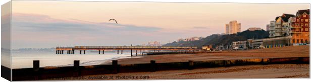 Boscombe Pier at Dawn Canvas Print by Phil Whyte