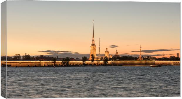 Peter and Paul fortress Canvas Print by Yury Petrov