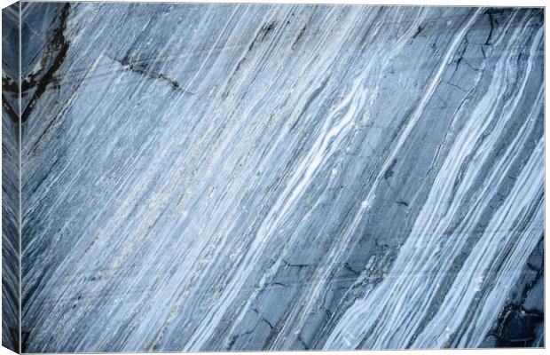 Marble in nature. Background. Canvas Print by Yury Petrov