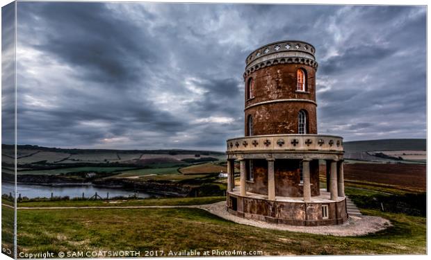 Clavell Tower view Canvas Print by sam COATSWORTH