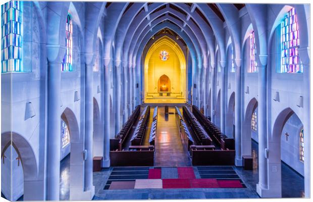Monastery of the Holy Spirit Canvas Print by Darryl Brooks