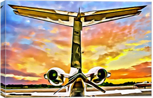 Jets Canvas Print by Darryl Brooks