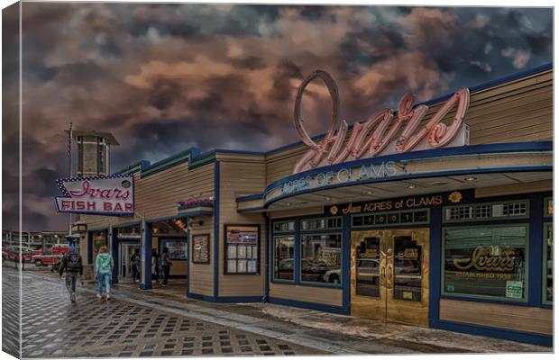 Ivars Acres of Clams Canvas Print by Darryl Brooks