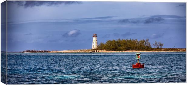 Lighthouse and Channel Marker Canvas Print by Darryl Brooks