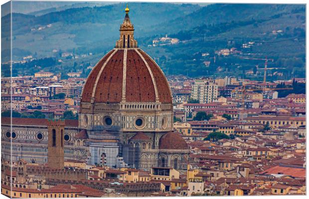 Il Duomo in Florence Canvas Print by Darryl Brooks