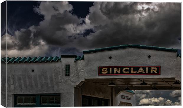Old Sinclair Station Canvas Print by Darryl Brooks