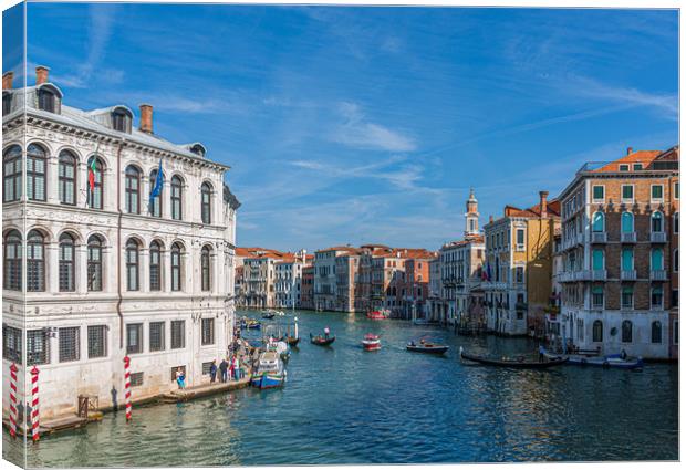 Bend in the Grand Canal Canvas Print by Darryl Brooks