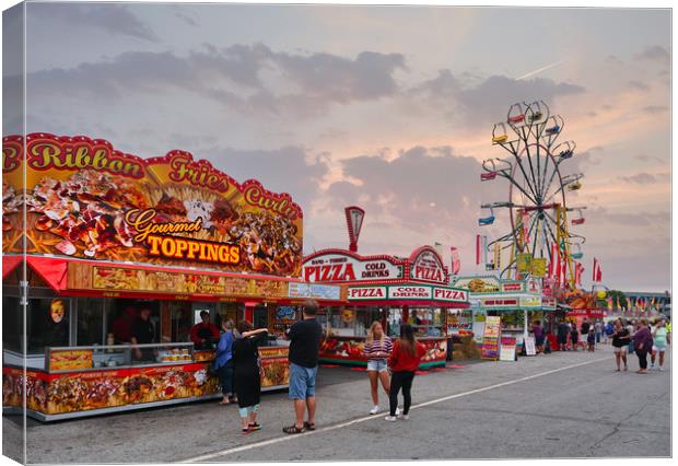 Fairway at the Carnival Canvas Print by Darryl Brooks