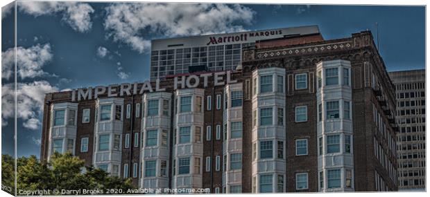 Old and New Hotel Canvas Print by Darryl Brooks
