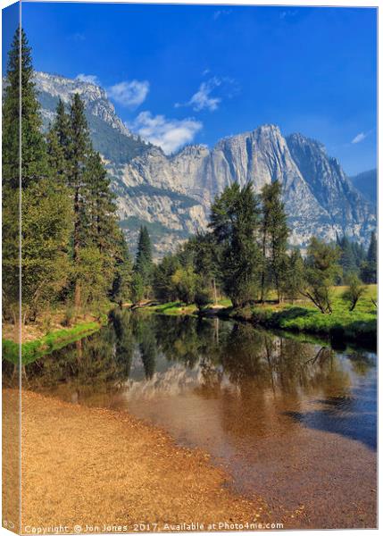 Yosemite Valley, California Canvas Print by Jon Jones