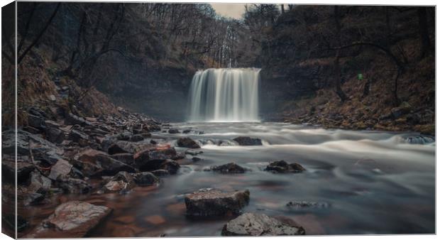 Sgwd yr Eira Canvas Print by ROSS EMERY