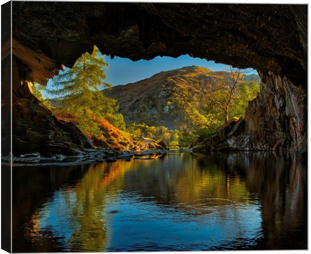 Rydal Caves Canvas Print by Craig Breakey