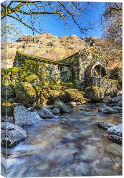The Hidden Watermill Canvas Print by James Marsden