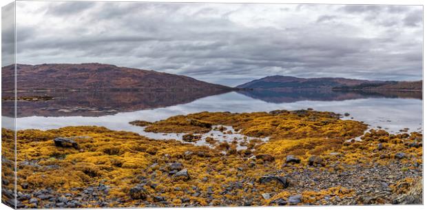 Majestic Loch Sunart Canvas Print by James Marsden