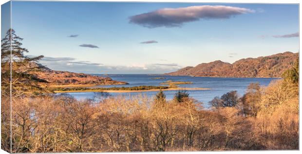 Majestic Views of Loch Moidart Canvas Print by James Marsden
