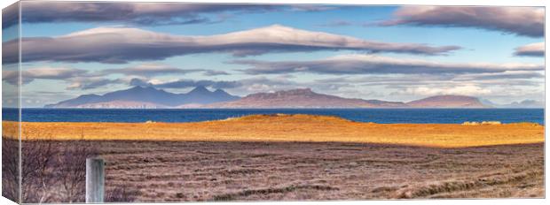 Majestic Isle of Eigg Canvas Print by James Marsden