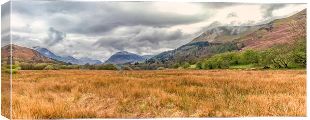 Majestic Mountain Range at Loweswater Canvas Print by James Marsden