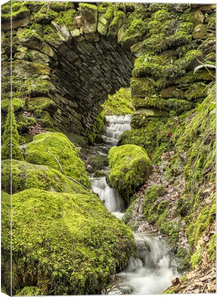 Majestic Waterfall Archway Canvas Print by James Marsden