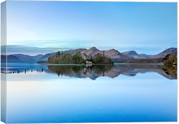 Mesmerizing Reflections at Crow Park Canvas Print by James Marsden