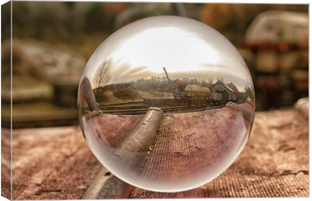 Capturing Heritage with a Magical Lensball Canvas Print by James Marsden